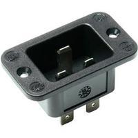 IEC connector C20 ATT.LOV.SERIES_POWERCONNECTORS 767 Plug, vertical mount Total number of pins: 2 + PE 16 A Black Kaiser