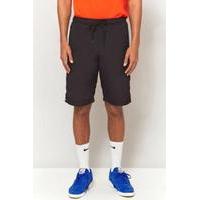 iets frans Said Black Warmup Track Shorts, BLACK