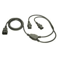 IEC C19 to IEC C20 Extension Lead Black 2.5m