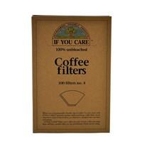 If You Care Coffee Filters No.4 Unbleached 100filters