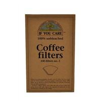 if you care coffee filters no2 unbleached 100filters