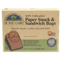 If You Care Paper Sandwich Bags - 48 Bags