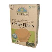 if you care coffee filters no2 size 100 filters