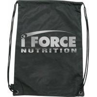 iForce Nutrition Drawstring Bag Black