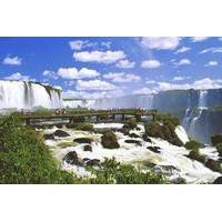 iguassu falls brazilian side macuco safari helicopter flight and bird  ...