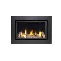 Ignite Pinnacle 600 Black Remote Control Inset Gas Fire