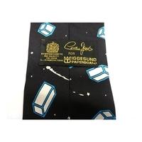 Iggesund Paperborad Black Tie With Cube Design in Blue & White