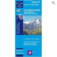 IGN Maps \'TOP 25\' Series: 3336 ET Les Deux Alpes/ Olan/ Muzelle/ PNR des Ecrins Map