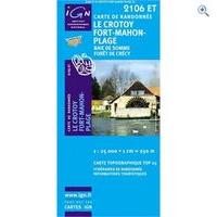 IGN Maps \'TOP 25\' Series: 2106 ET Le Crotoy/Fort-Mahon-Plage/Baie de Somme/Forêt de Crecy Map