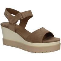 igi ampco 7866 wedge sandals women brown womens sandals in brown