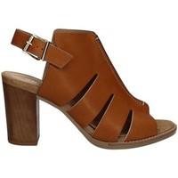 igi ampco 7847 high heeled sandals women brown womens sandals in brown