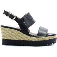 igi ampco 7868 wedge sandals women black womens sandals in black