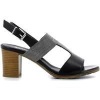 Igi amp;co 7841 High heeled sandals Women Black women\'s Sandals in black
