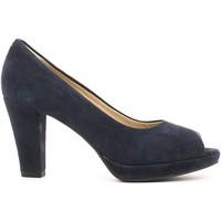 igi ampco 5758 decollet women womens court shoes in blue
