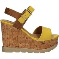 igi ampco 7869 wedge sandals women yellow womens sandals in yellow