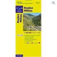 ign maps top 100 series 162 rodez millau folded map