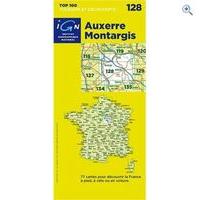 IGN Maps \'TOP 100\' Series: 128 Auxerre / Montargis Folded Map