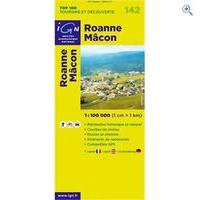 IGN Maps \'TOP 100\' Series: 142 Roanne / Macon Folded Map