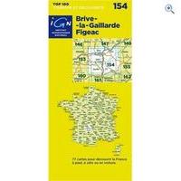 IGN Maps \'TOP 100\' Series: 154 Brive-la-Gaillarde / Figeac Folded Map