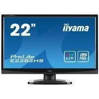 Iiyama ProLite E2282HS (21.5 inch) LED Backlit LCD Monitor 1000:1 250cd/m2 (1920 x1080) 2ms VGA/DVI/HDMI (Black)