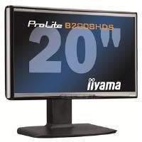 Iiyama Prolite B2008hds 20 Inch Lcd Display 1000:1 250cd/m2 1600x900 2ms Vga/dvi-d (black)