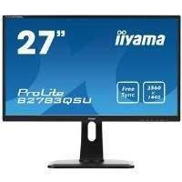 Iiyama Prolite B2783qsu (27 Inch) Led Backlit Lcd Monitor 1000:1 350cd/m2 (2560x1440) 1ms Dvi/hdmi/displayport (black)