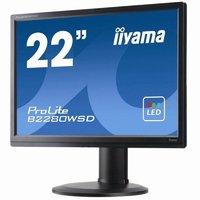 iiyama e2280wsd b 22quot led lcd dvi monitor