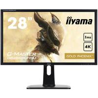 Iiyama Prolite GB2888UHSU-B1 28 4K 3860 x 2160, Height Adjustable, USB, HDMI, Black TN, 1ms, 1 x VGA, 2 x Display Port, 1 x HDMI, 1 x DVI, 2x USB, Spe