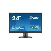 iiyama prolite b2480hs 24 height adjustable led monitor black bezel