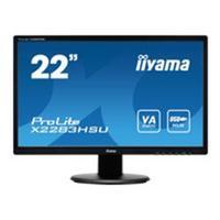 iiyama x2283hsu b1dp 215 1920x1080 vga dvi dp usb led monitor