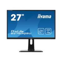 iiyama ProLite B2783QSU-B1 27 2560x1440 1ms DVI-D HDMI DisplayPort LED Monitor