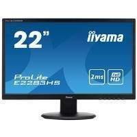 Iiyama Prolite E2283hs (21.5 Inch) Led Backlit Lcd Monitor 1000:1 250cd/m2 (1920 X1080) 2ms Vga/dvi/hdmi/headphone (black)