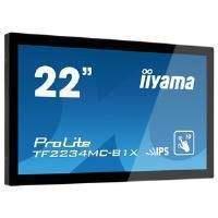 Iiyama Prolite Tf2234mc-b1x (21.5 Inch Multi-touch) Lcd Monitor 1000:1 225cd/m2 (1920x1080) 8ms Vga/dvi/usb (black)