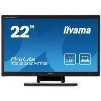 Iiyama ProLite T2252MTS (21.5 inch Multi-touch) LED Backlit LCD Monitor 1000:1 220cd/m2 (1920x1080) 2ms VGA/DVI/HDMI (Black)