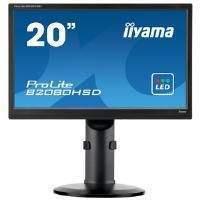 Iiyama ProLite B2080HSD (20 inch) LED Backlit LCD Monitor 1000:1 250cd/m2 (1600x900) 5ms D-Sub/DVI-D (Black)
