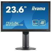 Iiyama ProLite B2480HS (23.6 inch) LED Backlit LCD Monitor 1000:1 300cd/m2 (1920x1080) 2ms D-Sub/DVI-D/HDMI (Black)