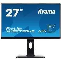Iiyama ProLite XUB2790HS (27 inch) LED Backlit LCD Monitor 1000:1 250cd/m2 (1920x1080) 5ms D-Sub/DVI-D/HDMI (Black)