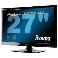 Iiyama ProLite G2773HS (27 inch) LED Backlit LCD Monitor 1200:1 300cd/m2 1920x1080 1ms D-Sub/DVI-D/HDMI (Black)