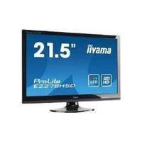 Iiyama Prolite E2278hsd (21.5 Inch) Led Backlit Lcd Monitor 1000:1 250cd/m2 (1920 X1080) 5ms Vga/dvi (black)