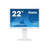 iiyama ProLite B2280WSD-W 22 1680x1050 5ms VGA DVI-D LED White Monitor with Speakers