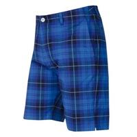 IJP Design Junior Tartan Shorts Cornflower Blue