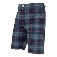 ijp design poulter tartan shorts raspberry