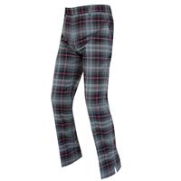 IJP Design Poulter Tartan Trousers Raspberry