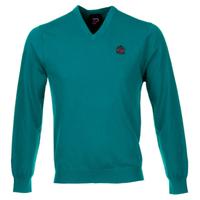 IJP Design Crest V Sweater Kingfisher