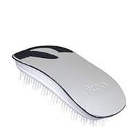 ikoo Home Hair Brush - White - Oyster Metallic