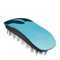 ikoo home detangling hair brush blackpacific metallic