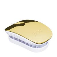 ikoo pocket hair brush white soleil metallic