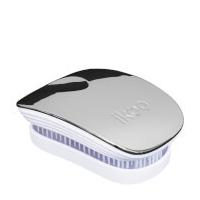 ikoo Pocket Hair Brush - White - Oyster Metallic