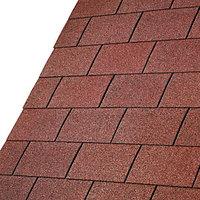 iko armourglass tile red square shingles 3m2 pack 21