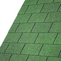 iko armourglass forest green square shingles 3m2 pack 21